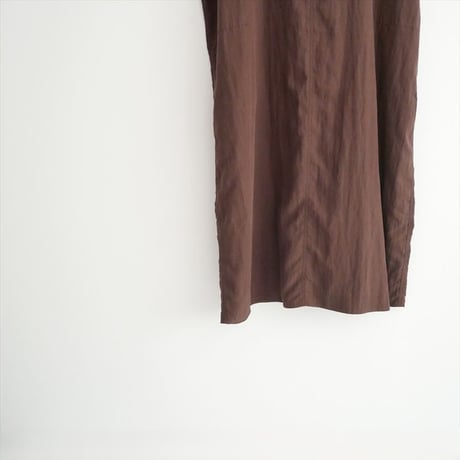 人気完売品 未使用 FRAMeWORK ≪洗濯機洗い可 / 追加≫フィブリルポプリンサックDRESS 24040220779020 2608-0185