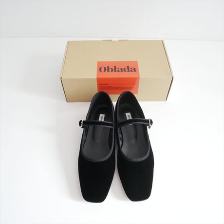 継続販売品 oblada MARY JANE VELOUR　 F2410IT03 2607-1300