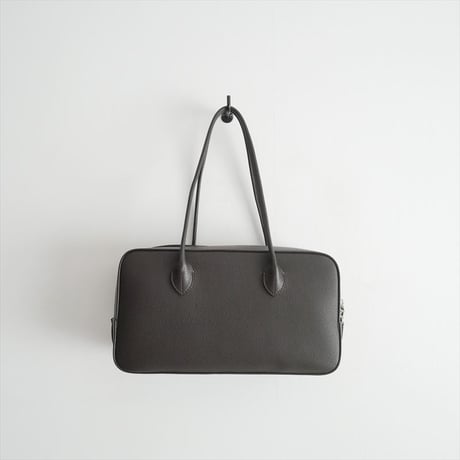2025 martinique別注 MAISON CANAU EWボックスボストン シュリンクレザー バッグ 2607-0848