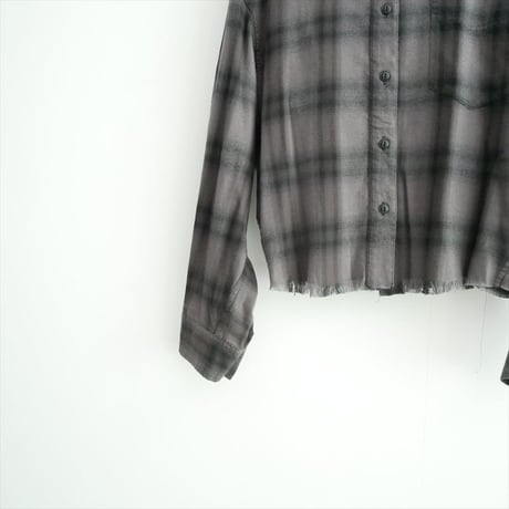 2025AW・人気完売品 AP STUDIO クロップドチェックシャツ 25050586202030 2606-0203