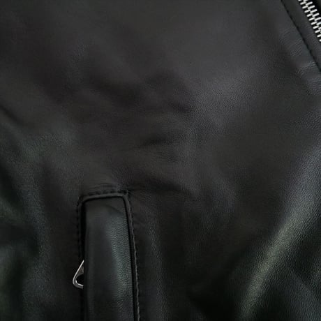 継続販売品 BEAMS同型お取扱い EMMETI FAI ナッパ シングル ライダースブルゾン 64-18-0329-832 2609-0837