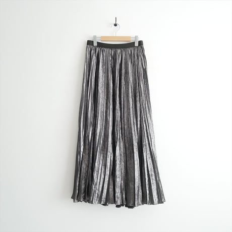 2025AW・人気完売品 未使用 AP STUDIO / ホイルプリーツスカート / 25060586203030 2603-0470