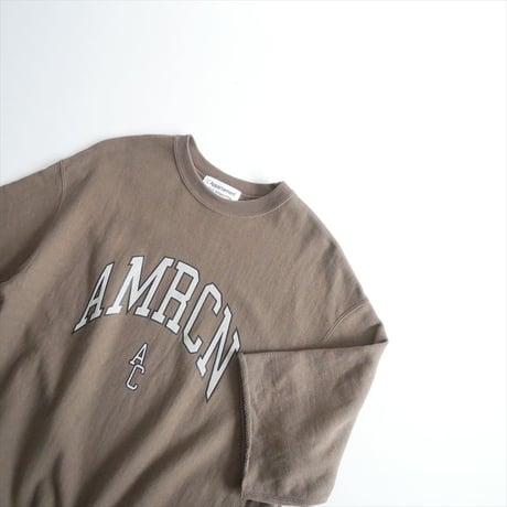 人気完売品 L'Appartement別注 AMERICANA HALF SLEEVE SWEAT 25070570005910 2610-0341