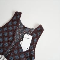 2025SS / 未使用 / JOICEADDED / Embroidered Knitted Vest / J251VT02 / 2602-2066
