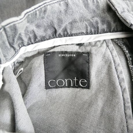 2026SS今季・人気完売サイズ conte タック デニムワイドパンツ 85141000032 2607-0060