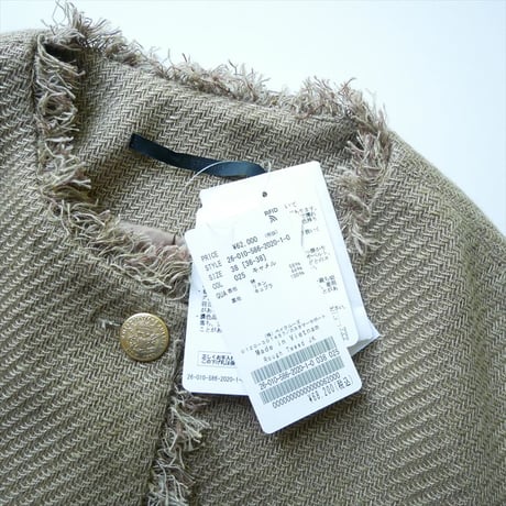 2026・人気完売品 未使用 AP STUDIO ラフツイードジャケット 26010586202010 2609-0973