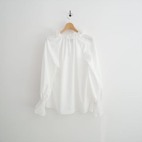 UNITED ARROWS レースプリーツ フリル ブラウス 15211991488 2605-2060