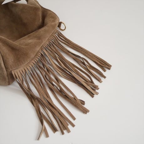 2026AW今季新作 MUSE de Deuxieme Classe別注 AULENTTI SUEDE FRINGE RING バッグ 26092521002030 2608-1100