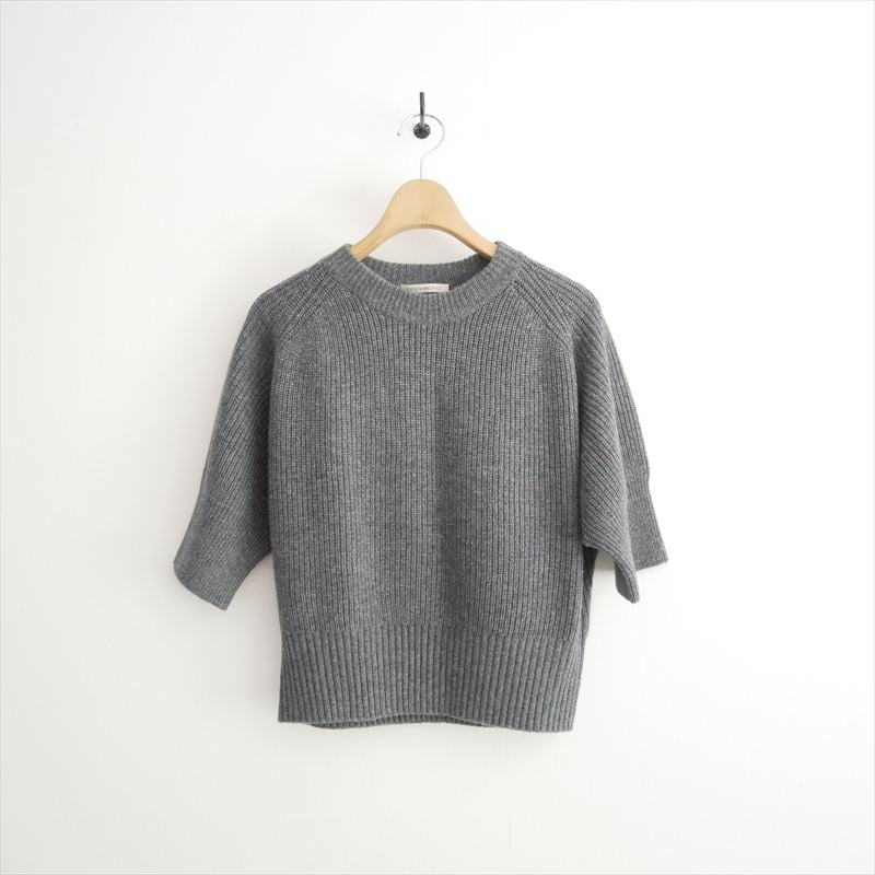 2025AW DESIGNWORKS ウールカシミヤショートスリーブニット 355109400