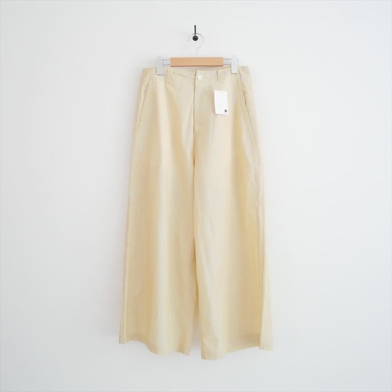 2025SS MEYAME PIN STRIPE SIDE LINE WIDE PANTS M
