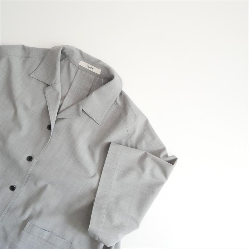 人気完売品 LOHEN OPEN COLLAR CROPPED SHIRT LH24SS-SH