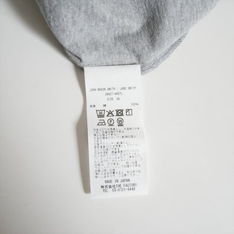2026SS今季 JANE SMITH COTTON BI COLOR RINGER ROMPER T-SHIRT 26SCT-#457L 2607-0552
