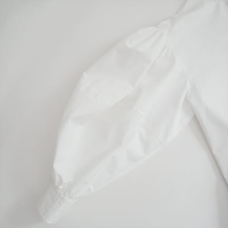 人気完売品 HYKE T/C BALLOON SLEEVE BLOUSE 15228 2608-0066