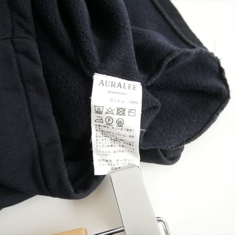 継続販売型・人気完売色 Ron Herman別注 AURALEE エラスティック ハイゲージ ボートネック スウェットトップ A24AP03RH 2607-0781