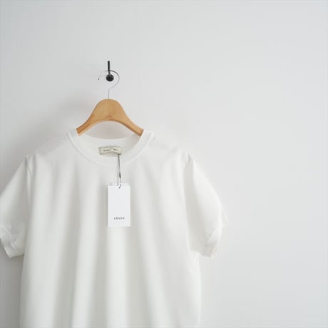2025SS・人気完売品 未使用 Ron Herman別注 ebure コットンポンチ ニットカラー ティー 4110900761 2607-1168