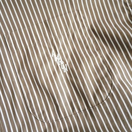 2025AW・人気完売品 未使用 AP STUDIO別注 AMERICANA STRIPE BD SHIRT 25050587001230 2607-0644