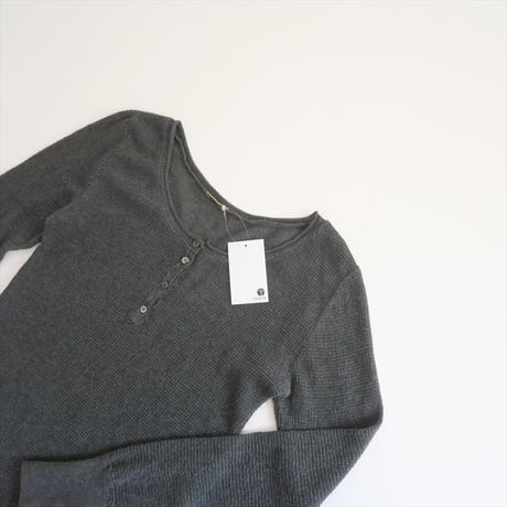 人気完売品 / DEUXIEME CLASSE / Waffle Fabric Tシャツ / 24070500716030 / 2504-1423