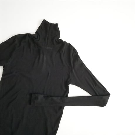 継続販売品 AURALEE SUPER HIGH GAUGE SHEER RIB TURTLE NECK L/S TEE A00T02HF 2608-0490