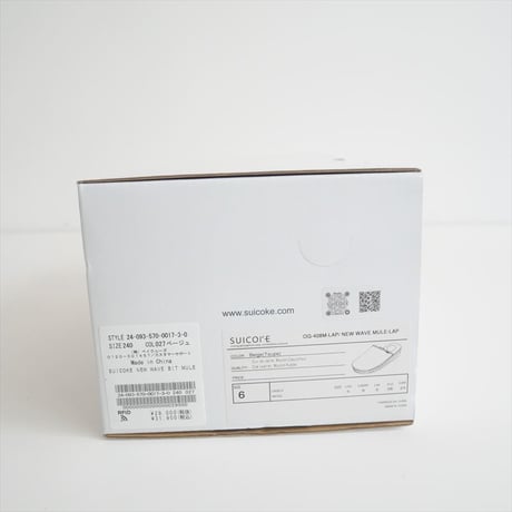 人気完売品 / 未使用 / SUICOKE / NEW WAVE MULE / 24093570001730 / 2503-1088