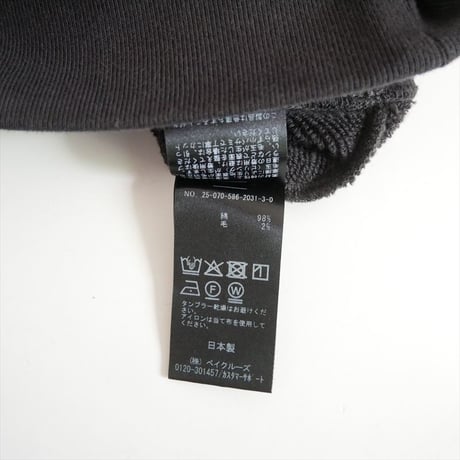 2025AW・人気完売品 AP STUDIO ウールミックスハーフジップフーディ 25070586203130 2605-2024
