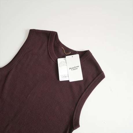 人気完売品 未使用 DEUXIEME CLASSE dignity sleeveless 24070500714210 2608-0497