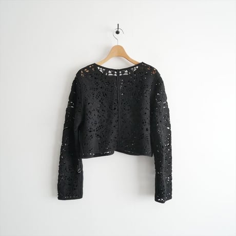継続販売品 MARMARMAR レース編みショートカーディガン 2608-0208