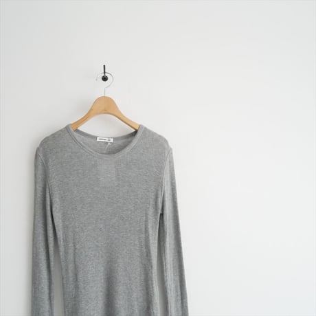 DEUXIEME CLASSE ドゥーズィエムクラス / テレコ ロングスリーブ プルオーバー Tシャツ カットソー / 24070500801010 / 2510-1356