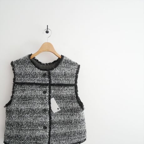2025AW 未使用 JOURNAL STANDARD ヘリンボンツイードベスト 25011400909040 2604-0495