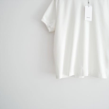 2025SS・人気完売品 未使用 Ron Herman別注 ebure コットンポンチ ニットカラー ティー 4110900761 2607-1168