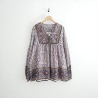 2025・人気完売品 L'Appartement Indian Cotton Blouse 25050570003610 2609-0440
