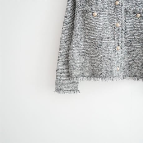 2026 未使用 23区 ツイード ニット ジャケット KRWWLS0361 2607-1365