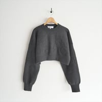 未使用 / ENFOLD / O EMBOSS CROPPED PULLOVER / 300GA170-0760 / 2411-1445