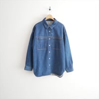 2025AW SALON adam et rope / USAコットンデニムオーバーシャツ / SHH35290 2603-0530