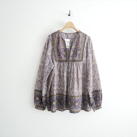 2025SS・人気完売品 L'Appartement Indian Cotton Blouse 25050570003610 2608-0036
