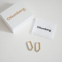 2025・人気完売品 Otiumberg スクエアフープ ピアス conte別注 2607-1114