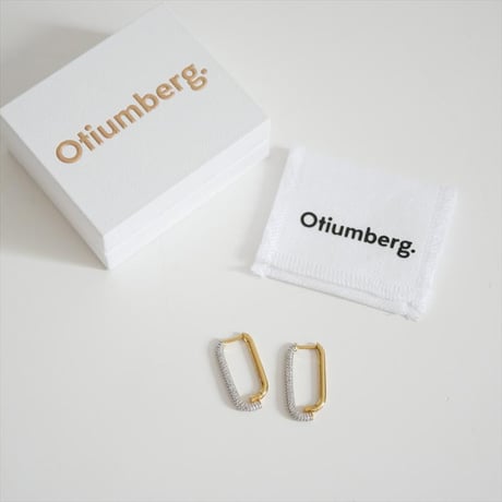 2025・人気完売品 Otiumberg スクエアフープ ピアス conte別注 2607-1114