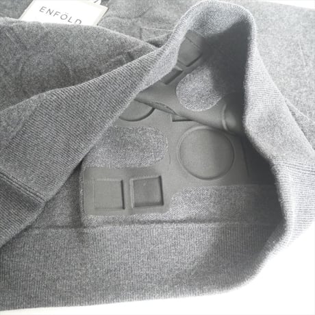 未使用 / ENFOLD / O EMBOSS CROPPED PULLOVER / 300GA170-0760 / 2411-1445
