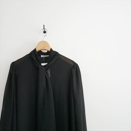 2025AW DEUXIEME CLASSE Sheer Bow Blouse 25051500803030 2606-0497