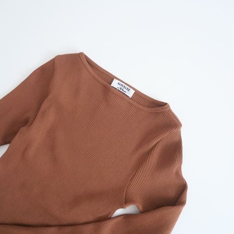 Ron Herman別注 / AURALEE / Giza Boat Neck Pullover / A24SB01RH / 2408-0747