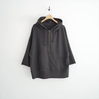 2025AW・人気完売品 AP STUDIO ウールミックスハーフジップフーディ 25070586203130 2605-2024