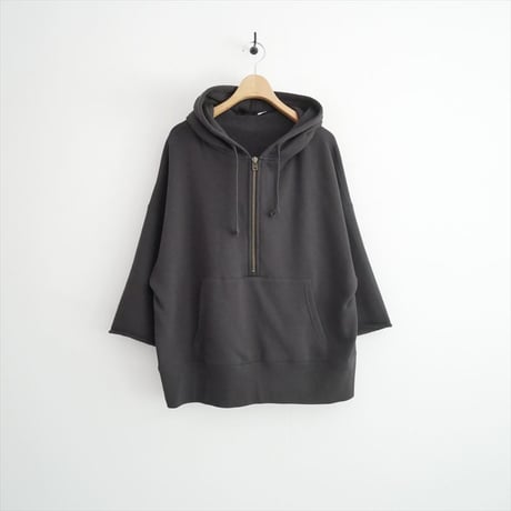 2025AW・人気完売品 AP STUDIO ウールミックスハーフジップフーディ 25070586203130 2605-2024