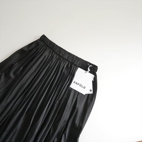 2025AW ENFOLD SQUARE-PLEATS SKIRT 300IA431-0261 2607-1046