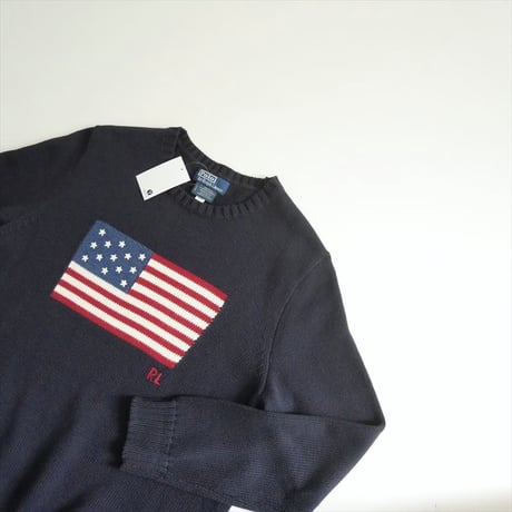 継続販売品 POLO RALPH LAUREN アイコニック フラッグ セーター 2605-0290