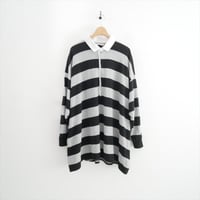 2025AW・人気完売品 FRAMeWORK別注 ONIT OVERSIZE ボーダーラガーシャツ 25070230004230 2608-0095