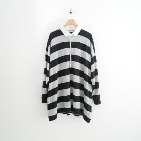 2025AW・人気完売品 FRAMeWORK別注 ONIT OVERSIZE ボーダーラガーシャツ 25070230004230 2608-0095
