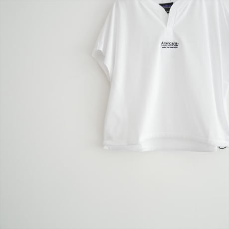 2025 未使用 FREAK'S STORE別注 Americana×THOUSAND MILE 天竺スキッパーTシャツ 1121132800012 2608-0420