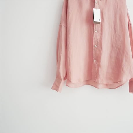 2026SS今季 未使用 Plage Linen mix ニュアンスシャツ 26050922900020 2607-0293