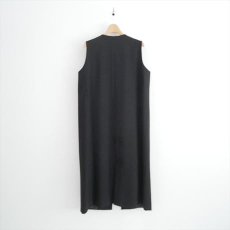 継続販売品 SOEJU ウールライクロングジレ S-00-JK-005 2608-1571