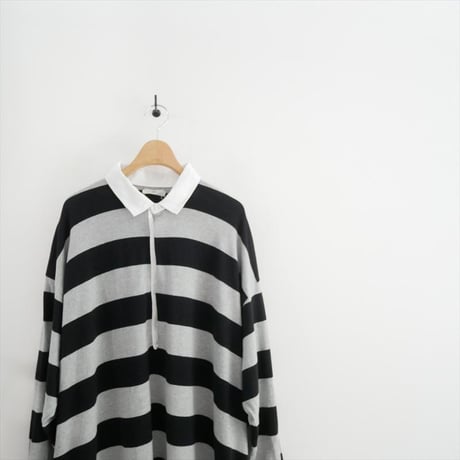 2025AW・人気完売品 FRAMeWORK別注 ONIT OVERSIZE ボーダーラガーシャツ 25070230004230 2608-0095