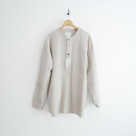 未使用 journal standard luxe購入品 HTS WAFFLE PLAIN HENLEY NECK SHIRT 23050450004730 2608-0008